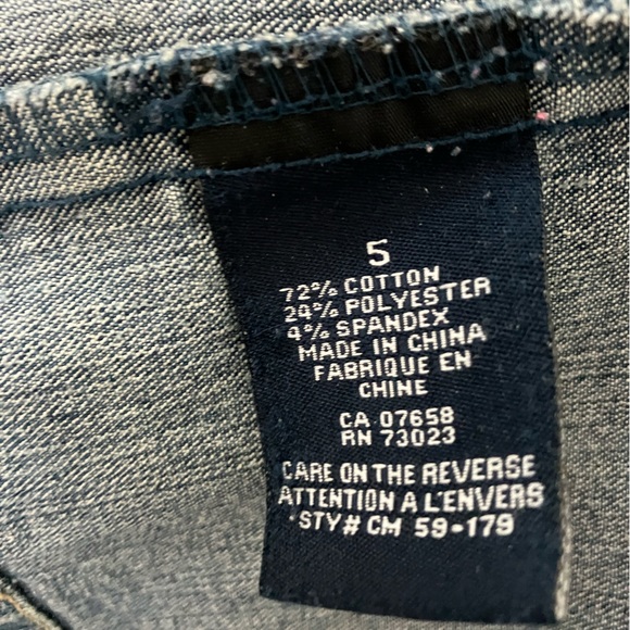 Y2K Bongo Denim Jacket Sz 5 - Picture 6 of 6